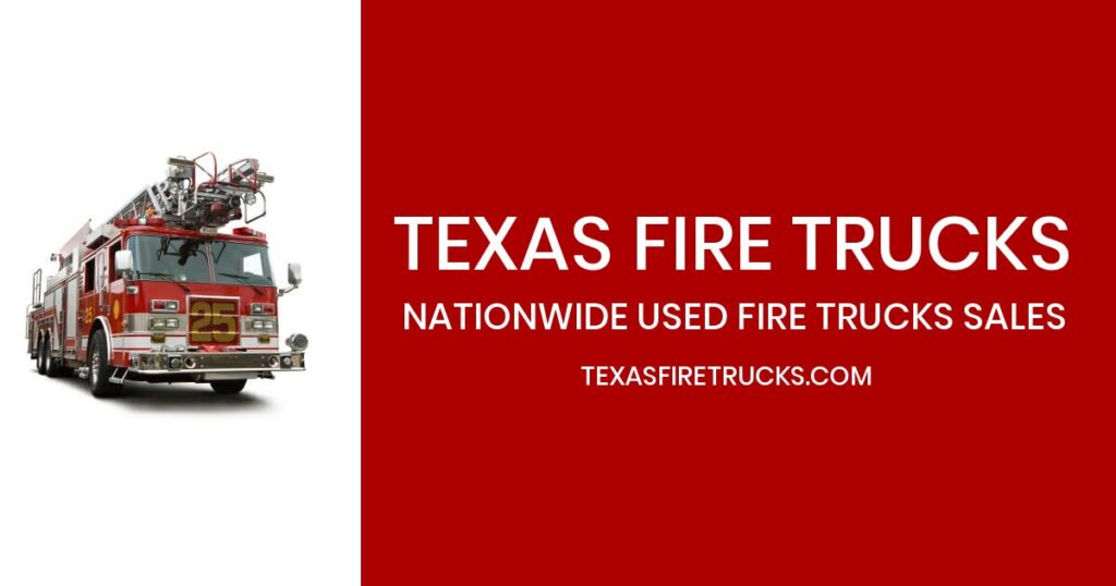 Used Fire Trucks For Sale